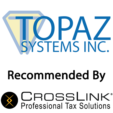 Topaz Signature Pads & CrossLink Tax Software